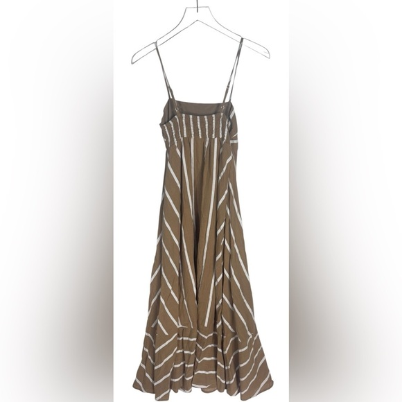 PETAL & PUP BREA MAXI DRESS - TAN STRIPE S B1785 - Picture 8 of 9